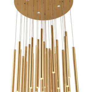 Lampa wisząca ORGANIC złota LED 45W biały ciepły 2200lm IP20 Maxlight 989294 Lampa wisząca ORGANIC złota LED 45W biały ciepły 2200lm IP20 Maxlight 989294