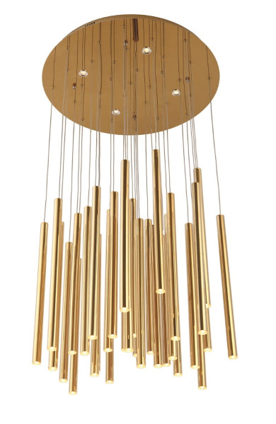 Lampa wisząca ORGANIC złota LED 45W biały ciepły 2200lm IP20 Maxlight 989294