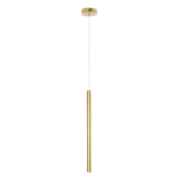 Lampa wisząca ORGANIC złoty szczotkowany LED 1x1W 3000K 360lm Maxlight 846102