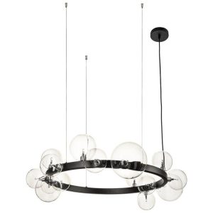 LAMPA WISZĄCA ORION 85cm NOWOCZESNA czarna matowa 188286 LAMPA WISZĄCA ORION 85cm NOWOCZESNA czarna matowa 188286