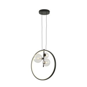 Lampa wisząca ORION RING LED czarny 40 cm 744133 Lampa wisząca ORION RING LED czarny 40 cm 744133