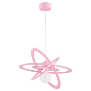 Lampa wisząca ORLANDO różowa 1xE27x15W wym:90x48x34cm IP20 Alfa 1025734 Lampa wisząca ORLANDO różowa 1xE27x15W wym:90x48x34cm IP20 Alfa 1025734