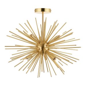 Lampa wisząca ORTA złota 6xG9x15W wym:48x54x54cm IP20 Endon 1018978 Lampa wisząca ORTA złota 6xG9x15W wym:48x54x54cm IP20 Endon 1018978