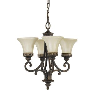 Lampa wisząca orzech włoski Drawing Room 4xE27x60W wym: 54x46x46 cm Feiss 851310 Lampa wisząca orzech włoski Drawing Room 4xE27x60W wym: 54x46x46 cm Feiss 851310