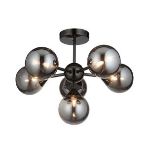 Lampa wisząca OSCAR czarna 6xG9x15W wym:37×49,8×49,8cm IP20 Endon 1029990 Lampa wisząca OSCAR czarna 6xG9x15W wym:37×49,8×49,8cm IP20 Endon 1029990