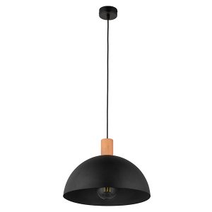 Lampa wisząca Oslo metalowa czarna 56919 Lampa wisząca Oslo metalowa czarna 56919
