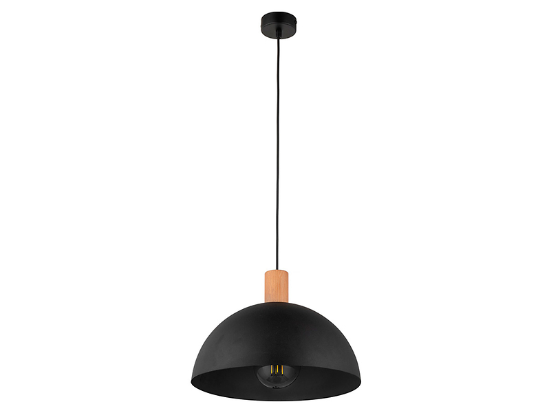 Lampa wisząca Oslo metalowa czarna 56919