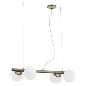 Lampa wisząca Osso 4-punktowa stalowa złota 33928 Lampa wisząca Osso 4-punktowa stalowa złota 33928