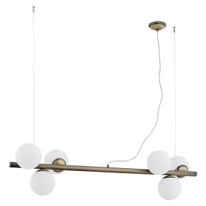 Lampa wisząca Osso 6-punktowa stalowa złota 33930 Lampa wisząca Osso 6-punktowa stalowa złota 33930