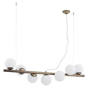 Lampa wisząca Osso 7-punktowa stalowa złota 33931 Lampa wisząca Osso 7-punktowa stalowa złota 33931