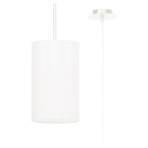 Lampa wisząca Otto 15 cm tkaninowa biała 70292 Lampa wisząca Otto 15 cm tkaninowa biała 70292