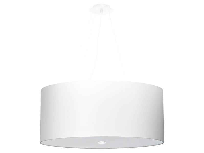 Lampa wisząca Otto 5-punktowa 60 cm tkaninowa biała 70903