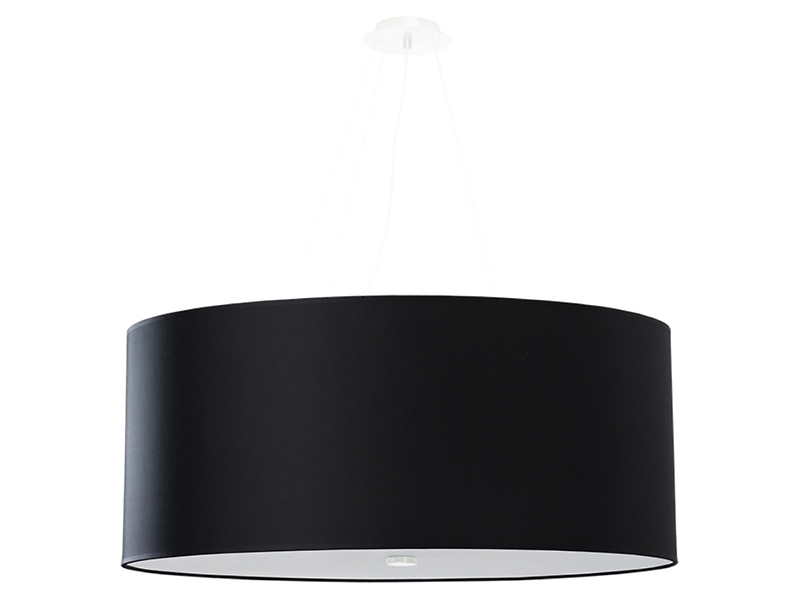 Lampa wisząca Otto 6-punktowa 70 cm tkaninowa czarna 70906
