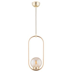 Lampa wisząca OVAL złoto-bursztynowy 1xE14x10W wym:80x14x16,5cm IP20 Alfa 984889 Lampa wisząca OVAL złoto-bursztynowy 1xE14x10W wym:80x14x16,5cm IP20 Alfa 984889