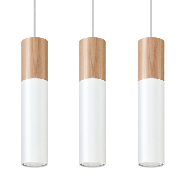 Lampa wisząca PABLO 3L biała 759813