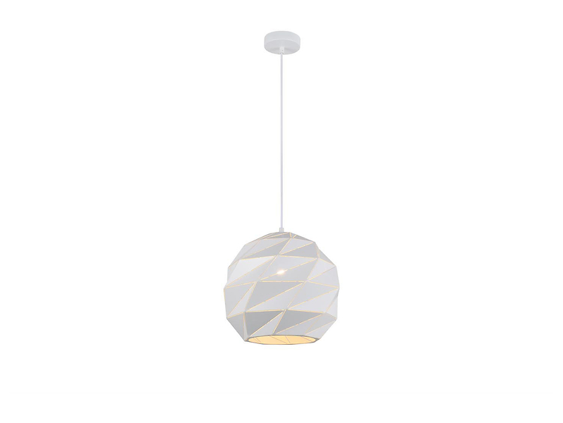 Lampa wisząca Palermo stalowa biała 34940