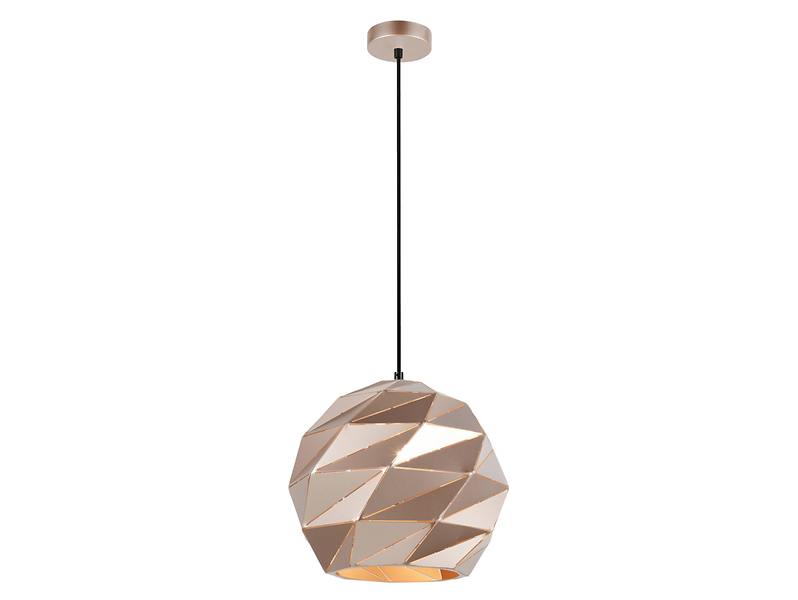 Lampa wisząca Palermo stalowa złota 34952