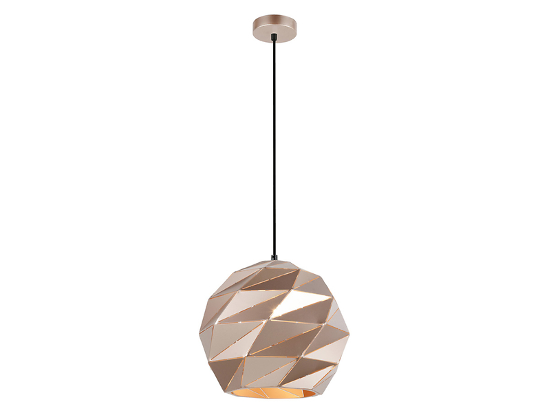 Lampa wisząca Palermo stalowa złota 34951