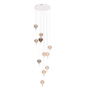 Lampa wisząca PALLONCINI biała LED 11x66W 5280lm Maxlight 846611 Lampa wisząca PALLONCINI biała LED 11x66W 5280lm Maxlight 846611