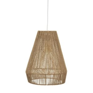 LAMPA WISZĄCA Palm naturalna z juty roślinnej styl boho 438631 LAMPA WISZĄCA Palm naturalna z juty roślinnej styl boho 438631