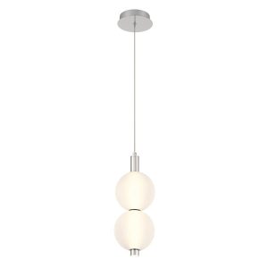Lampa wisząca PALMAS polerowany nikiel-biała LED 1x20W 1266lm Quintiesse 836351 Lampa wisząca PALMAS polerowany nikiel-biała LED 1x20W 1266lm Quintiesse 836351