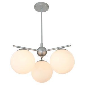 Lampa wisząca Paloma 3-punktowa stalowa srebrna 190771