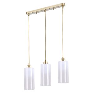 Lampa wisząca Panthea3-punktowa metalowa złota 48036 Lampa wisząca Panthea3-punktowa metalowa złota 48036