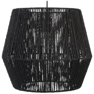 Lampa wisząca papierowa plecionka czarna 60831 Lampa wisząca papierowa plecionka czarna 60831