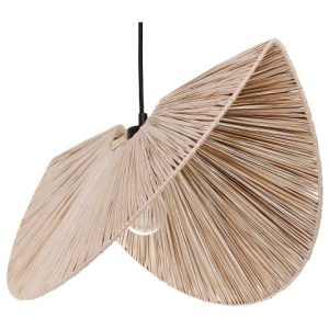 Lampa wisząca papierowy klosz naturalny wygląd 177330 Lampa wisząca papierowy klosz naturalny wygląd 177330