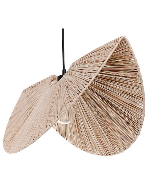 Lampa wisząca papierowy klosz naturalny wygląd 177330