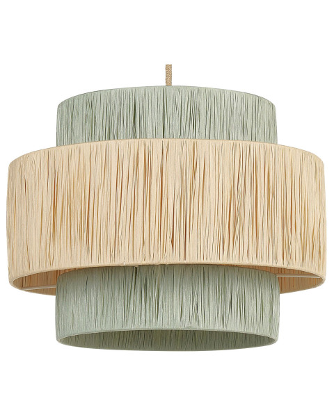 Lampa wisząca papierowy teksturowany klosz 142028