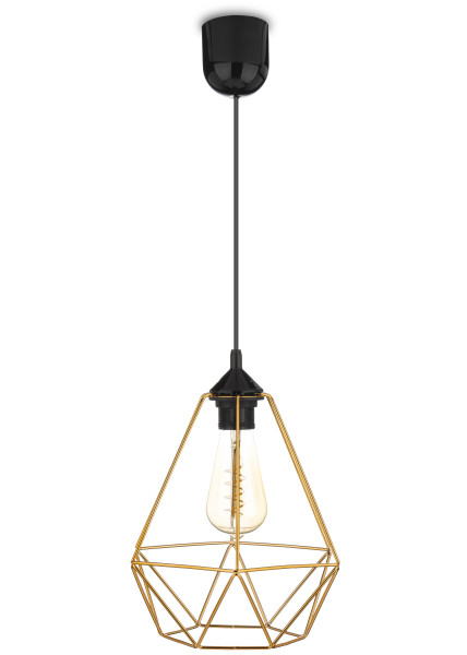 Lampa wisząca Paris Diamond 24 cm miedź 90534