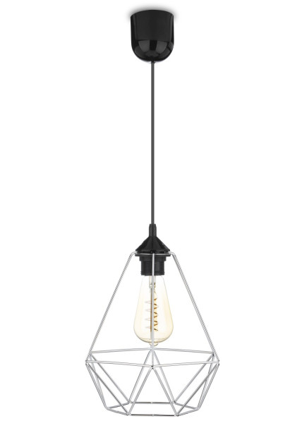 Lampa wisząca Paris Diamond 24 cm srebro 90530