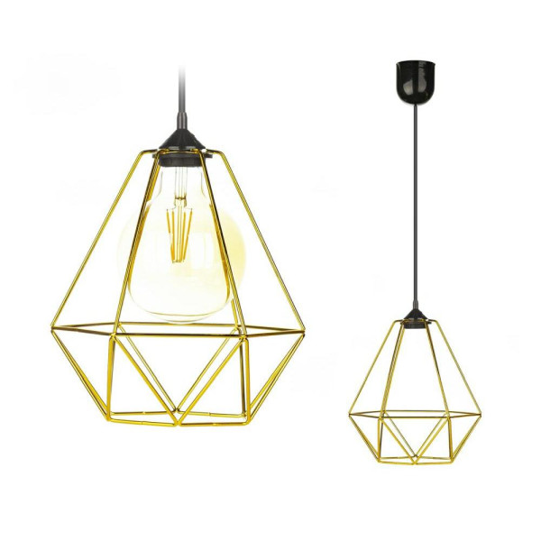 Lampa wisząca Paris Diamond 24 cm złota 90532