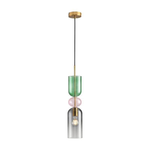 Lampa wisząca PASTELLO GREEN szklana kolorowa 11 cm 1065991