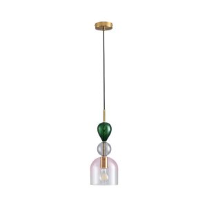 Lampa wisząca PASTELLO PINK kolorowa 15 cm 1066014 Lampa wisząca PASTELLO PINK kolorowa 15 cm 1066014