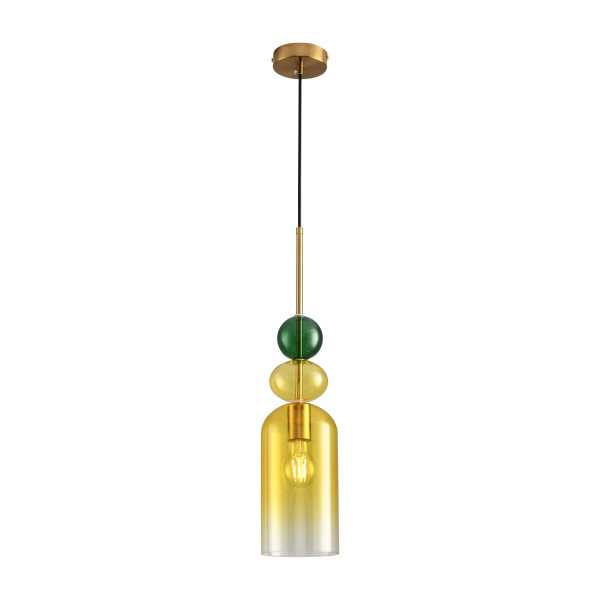 Lampa wisząca PASTELLO YELLOW kolorowa 13 cm 1066011