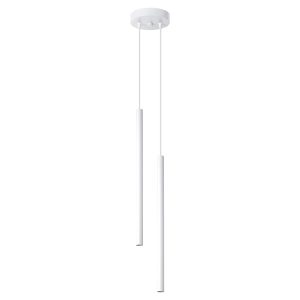 Lampa wisząca Pastelo 2-punktowa 118 cm stalowa biała 328851 Lampa wisząca Pastelo 2-punktowa 118 cm stalowa biała 328851