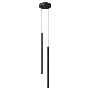 Lampa wisząca Pastelo 2-punktowa 118 cm stalowa czarna 328852 Lampa wisząca Pastelo 2-punktowa 118 cm stalowa czarna 328852