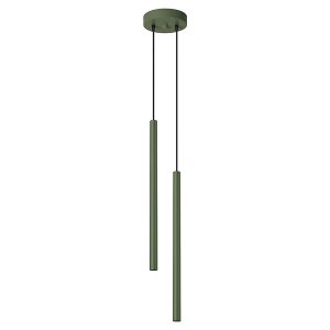 Lampa wisząca Pastelo 2-punktowa stalowa 104 cm zielona 439155 Lampa wisząca Pastelo 2-punktowa stalowa 104 cm zielona 439155