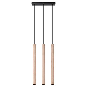 Lampa wisząca Pastelo 3-punktowa 115 cm stalowa brązowa 328989 Lampa wisząca Pastelo 3-punktowa 115 cm stalowa brązowa 328989