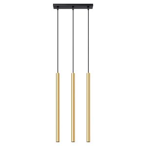 Lampa wisząca Pastelo 3-punktowa 90 cm stalowa złota 328978 Lampa wisząca Pastelo 3-punktowa 90 cm stalowa złota 328978