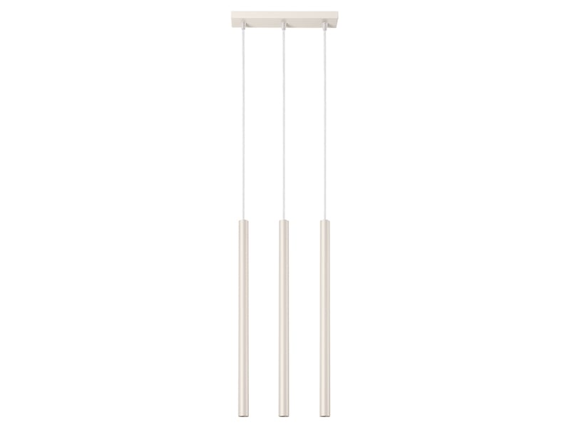 Lampa wisząca Pastelo 3-punktowa stalowa 94 cm beżowa 439150