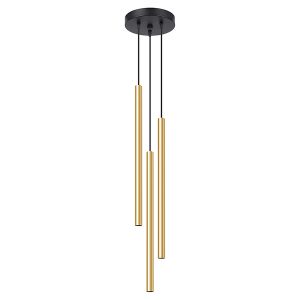 Lampa wisząca Pastelo 3-punktowa stalowa złota 328983 Lampa wisząca Pastelo 3-punktowa stalowa złota 328983