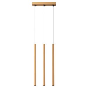 Lampa wisząca Pastelo 3-punktowa stalowa złota 328976 Lampa wisząca Pastelo 3-punktowa stalowa złota 328976