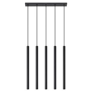 Lampa wisząca Pastelo 5-punktowa stalowa czarna 31530 Lampa wisząca Pastelo 5-punktowa stalowa czarna 31530
