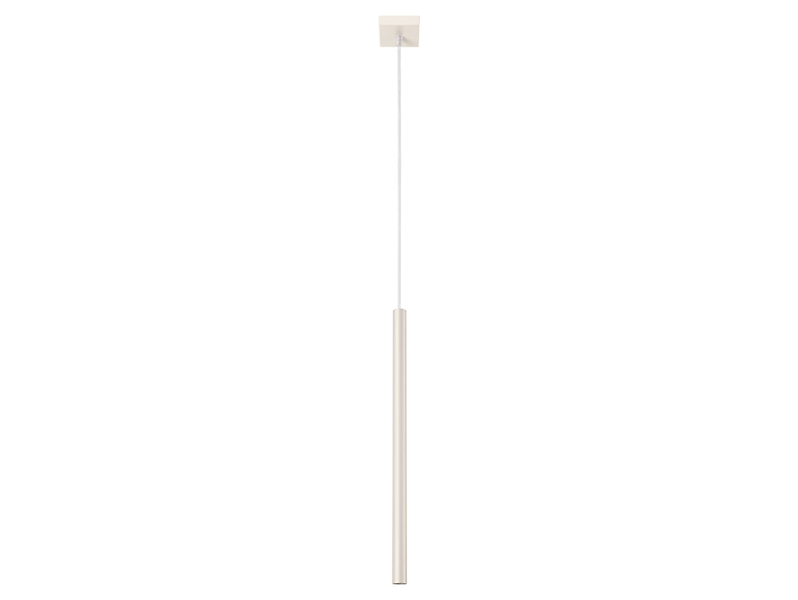 Lampa wisząca Pastelo stalowa 114 cm beżowa 439148