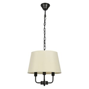 Lampa wisząca Pasteri 3-punktowa metalowa czarna 208552 Lampa wisząca Pasteri 3-punktowa metalowa czarna 208552
