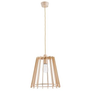 Lampa wisząca PATIO otwarty klosz jasne drewno 1xE27x15W IP20 Alfa 1025343 Lampa wisząca PATIO otwarty klosz jasne drewno 1xE27x15W IP20 Alfa 1025343