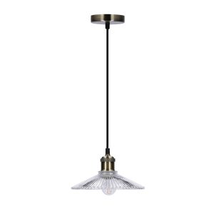 Lampa wisząca patyna-przezroczysta CHESTER 1xE27x40W Candellux 924020 Lampa wisząca patyna-przezroczysta CHESTER 1xE27x40W Candellux 924020